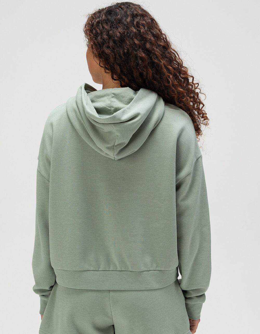 RIOT SOCIETY Hibiscus Womens Hoodie - SAGE Product Image