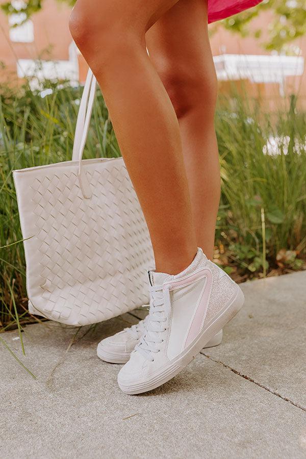 The Daphne Vintage Glitter Sneaker Product Image