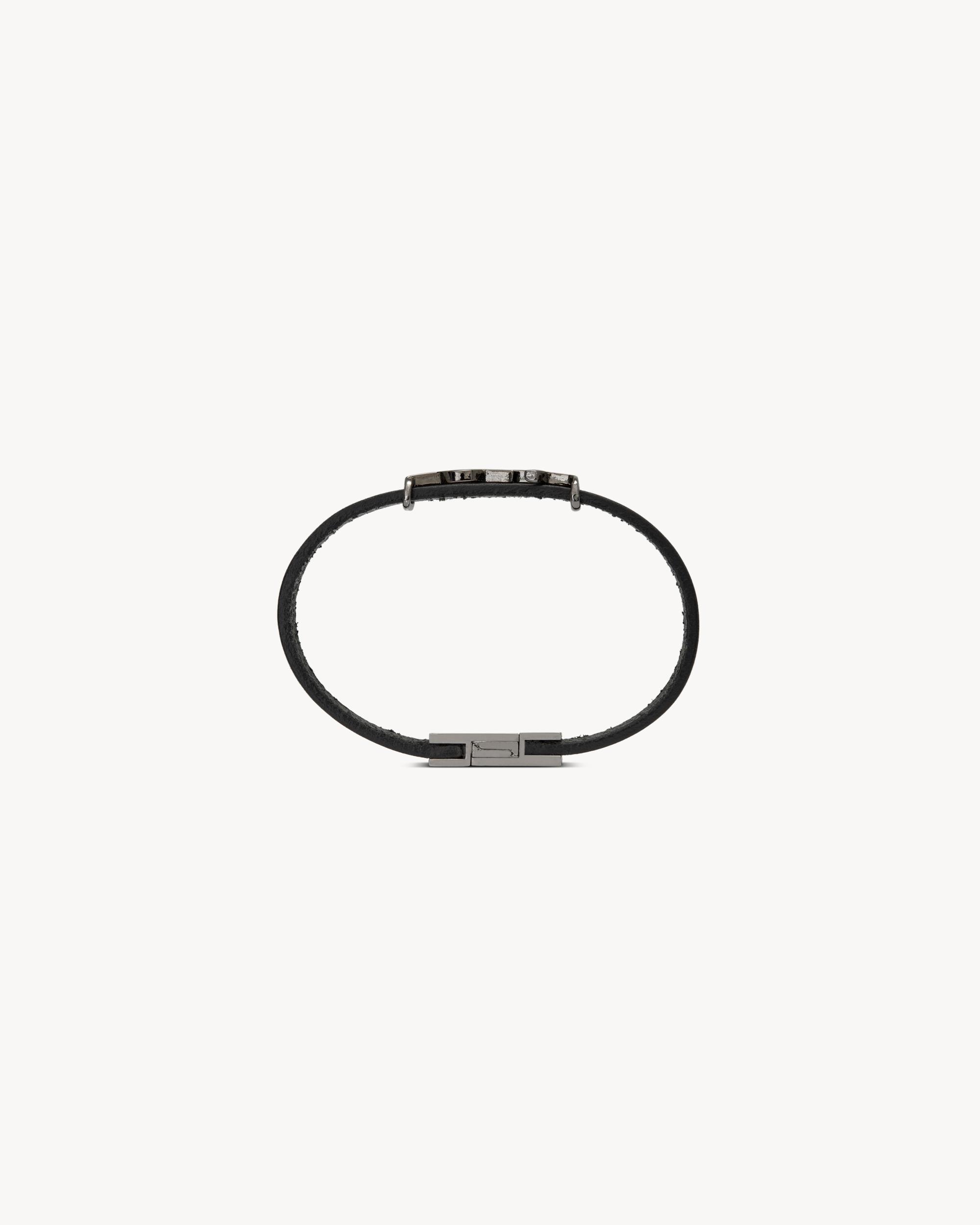 CASSANDRE bracelet in leather Product Image