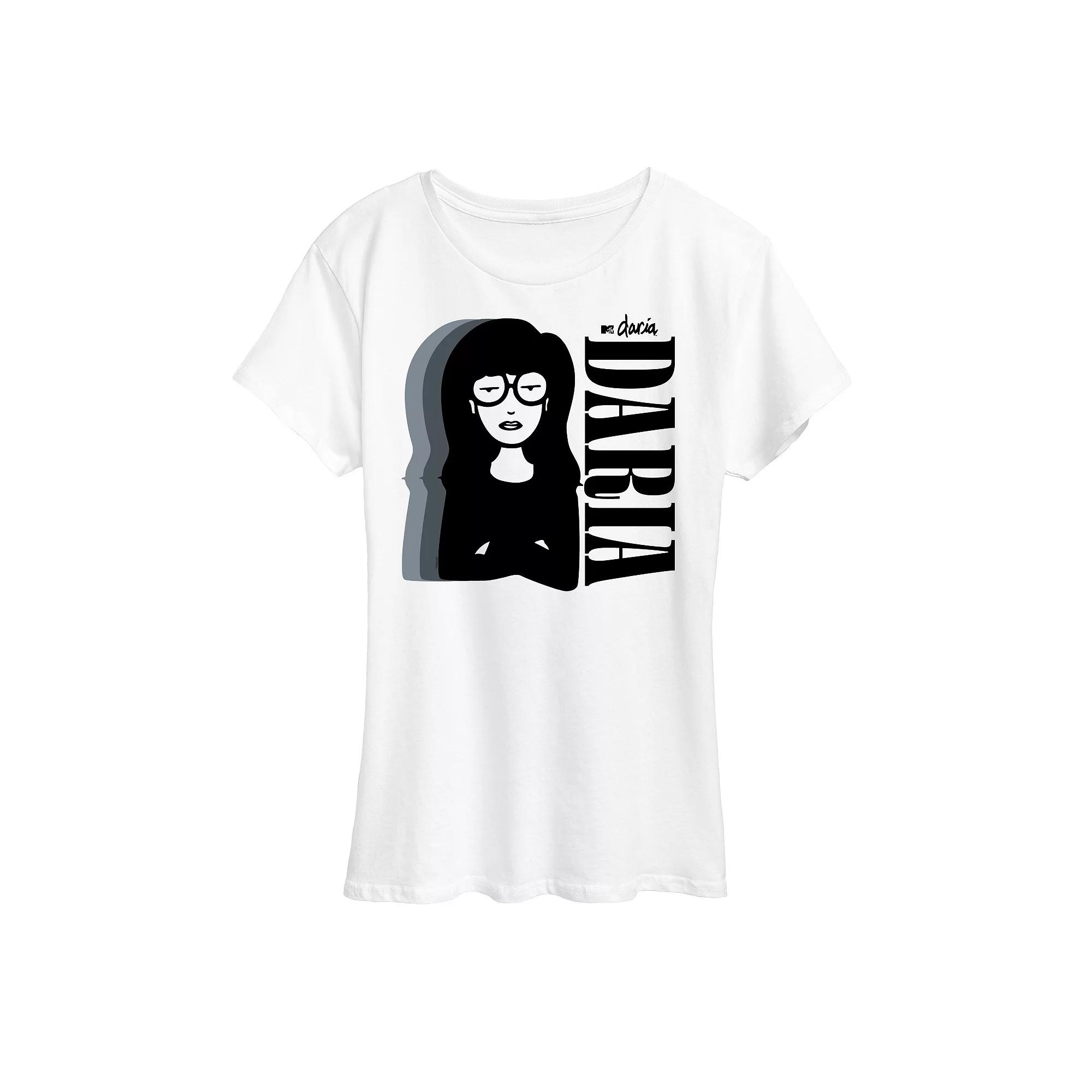 Women's Daria Mono Grays Graphic Tee, Girl's,  Product Image