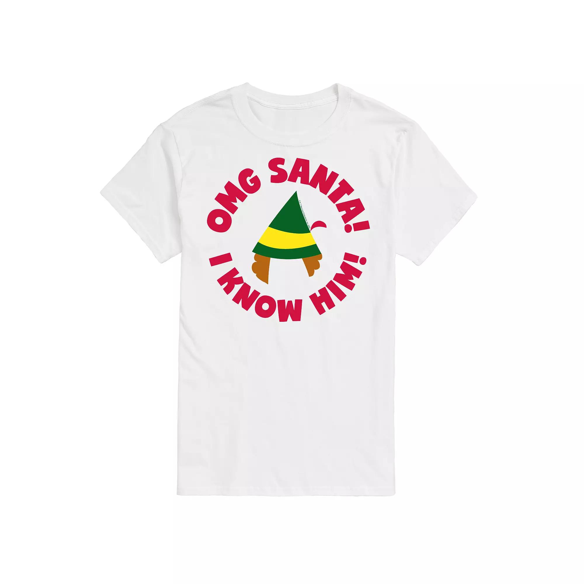 Men's Elf OMG Santa Tee,  Product Image