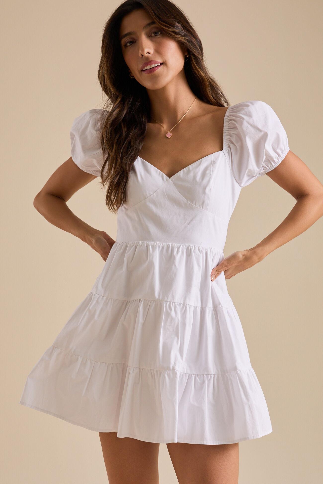 Alaia Puff Sleeve Mini Dress Product Image