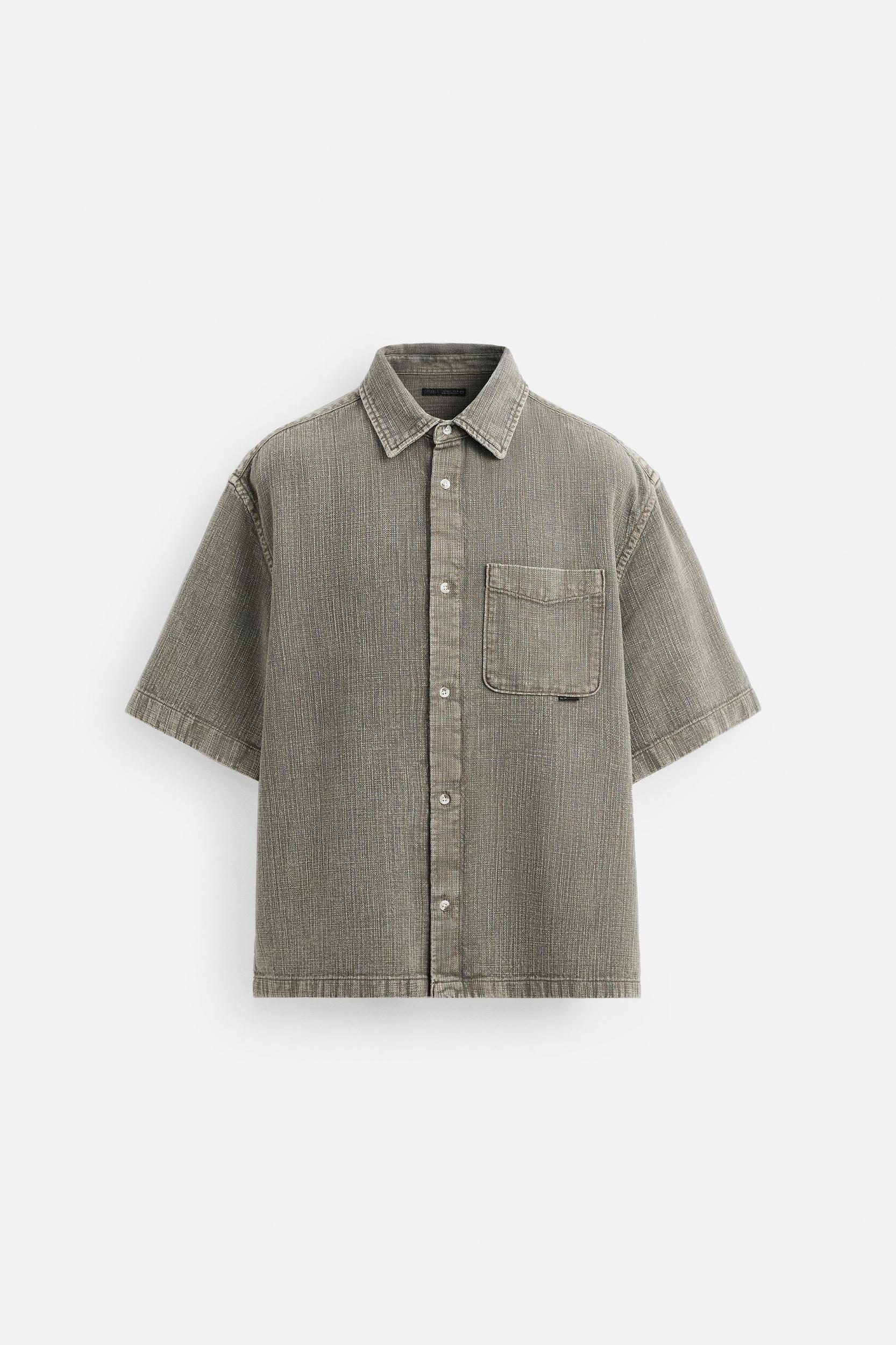 RELIEF WASHED SHIRT Product Image