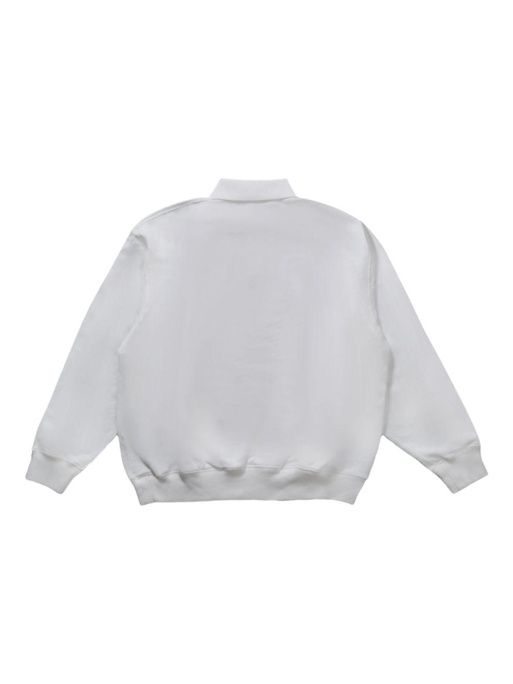 long-sleeve polo sweatshirt Product Image