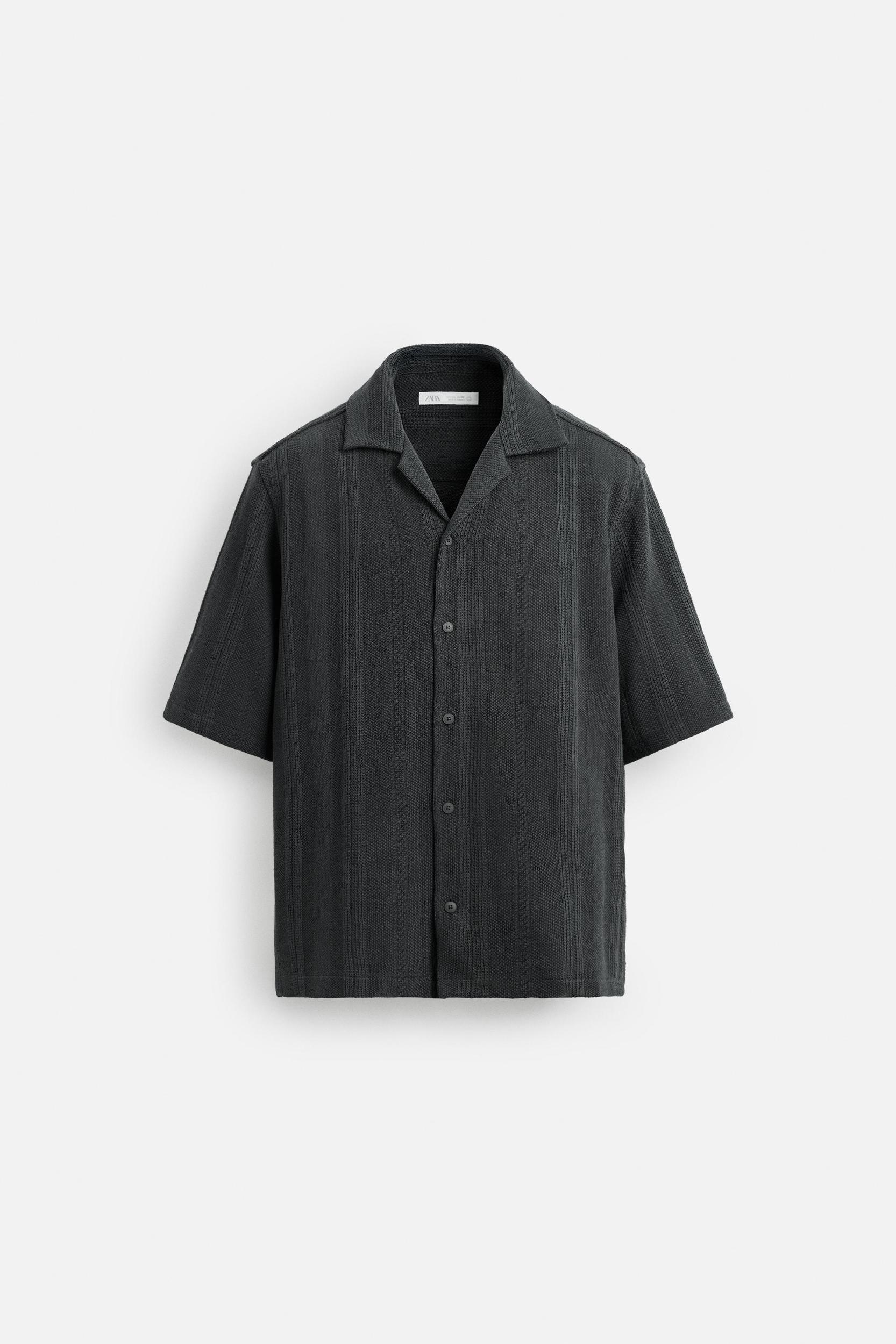 TEXTURED RELAXED FIT SHIRT Product Image