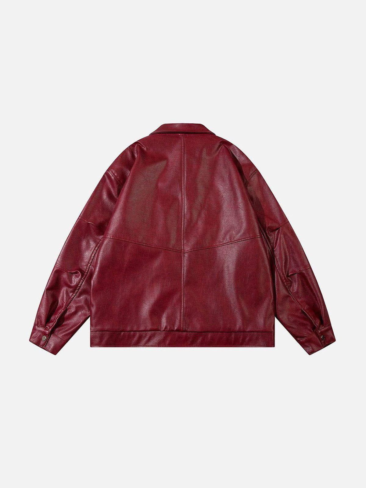 Aelfric Eden Vintage Leather Jacket Product Image