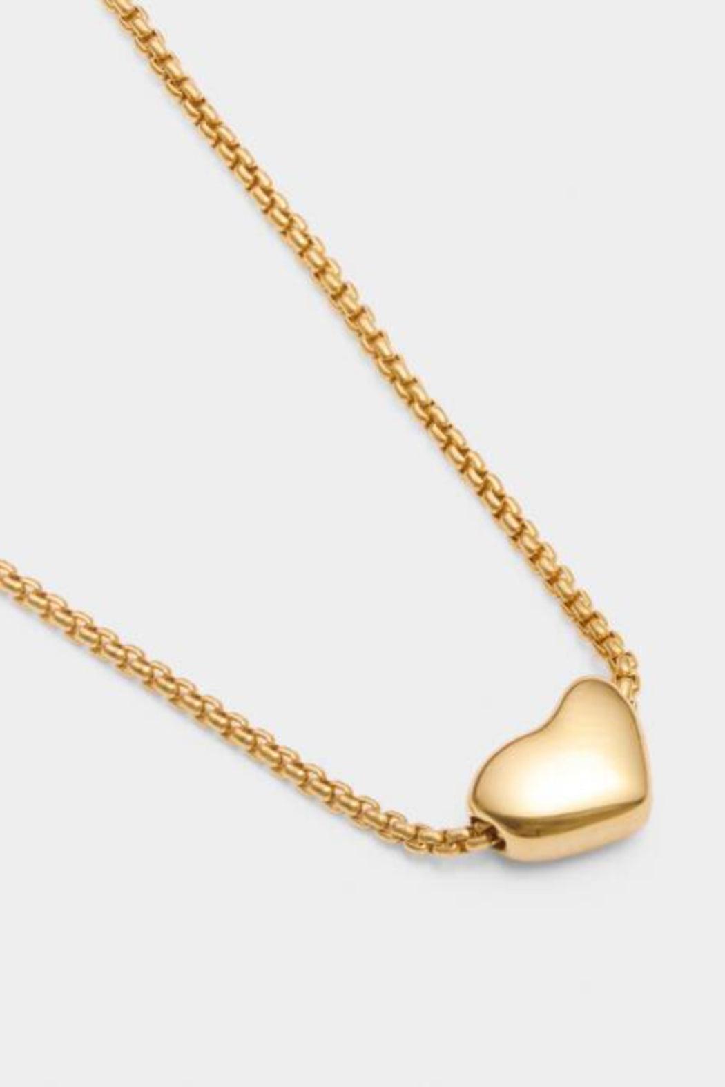 HEART OF GOLD Charm Necklace Product Image