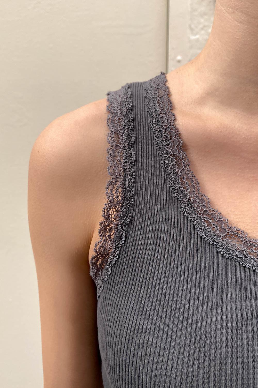 Ronnie Rib Lace Tank Product Image