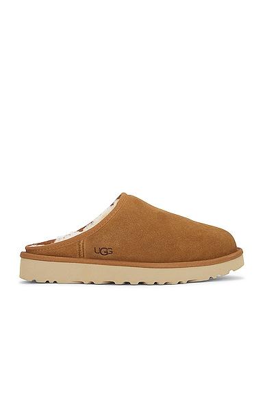 UGG 10mm Classic Slip-on Shearling Loafers In Chestnut Product Image
