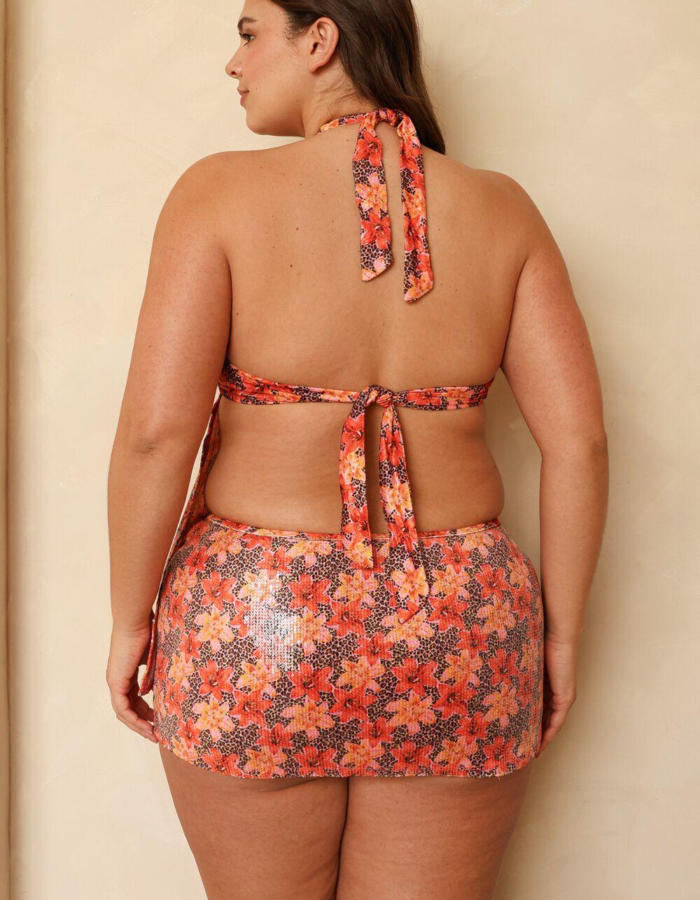 DIPPIN' DAISY'S Headliner Mini Skirt - ORANGE Product Image