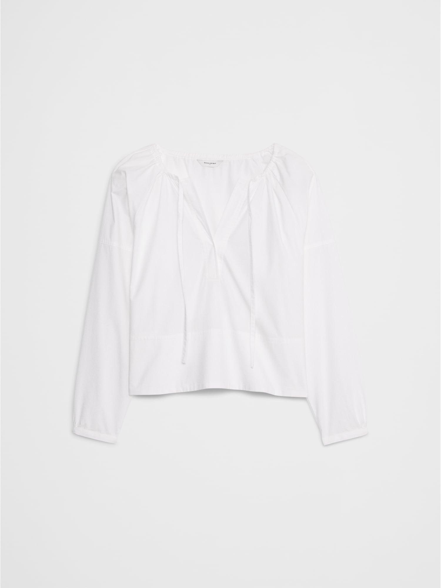 Shirred Popover Shirt Product Image
