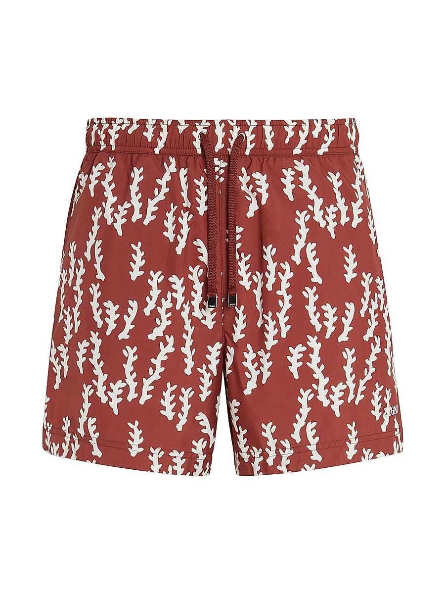 Mens Printed Swim Trunks Product Image