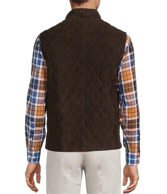 Roundtree & Yorke The Craftsman Suede Vest Product Image