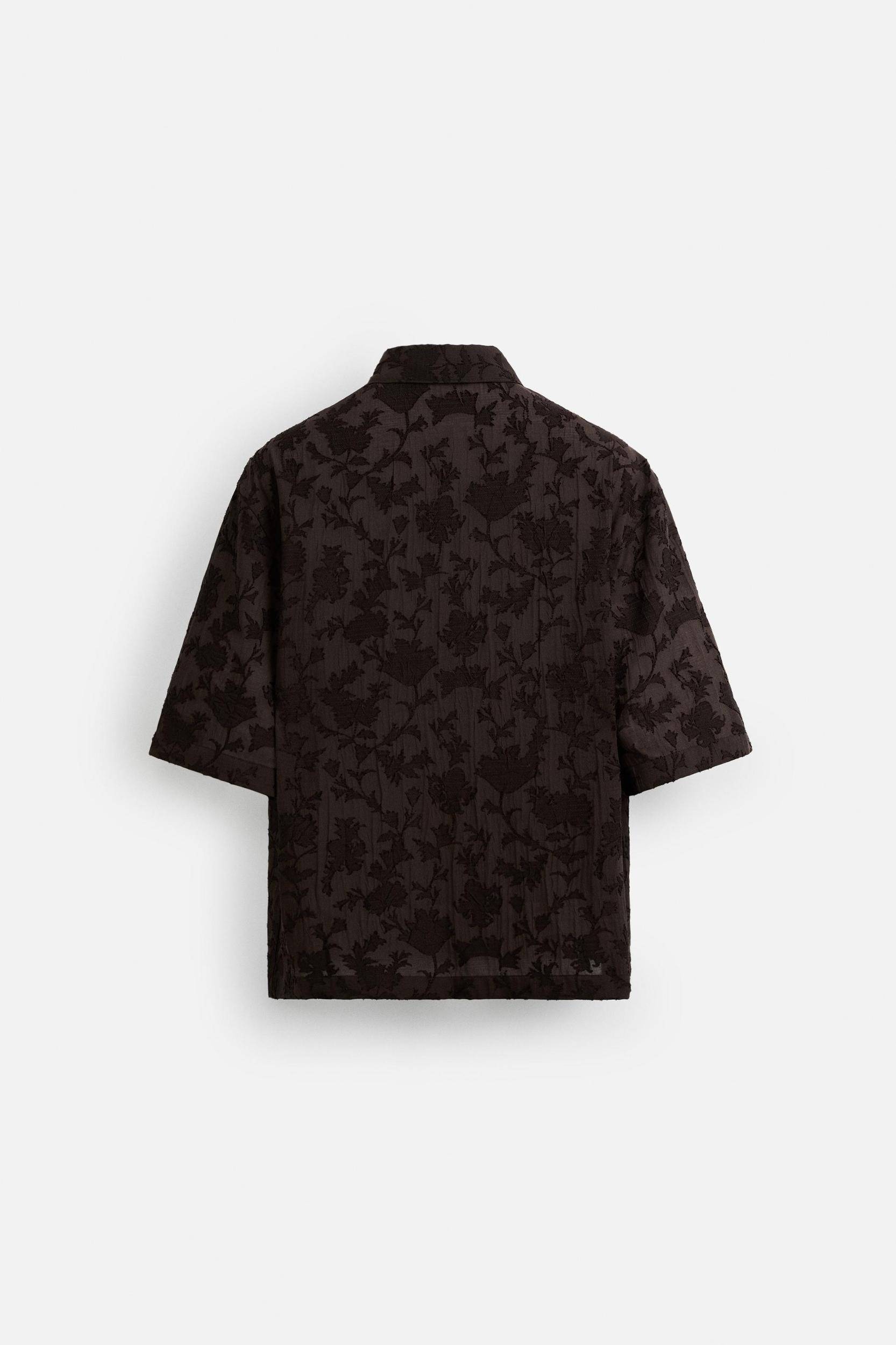 FLOWY JACQUARD SHIRT Product Image