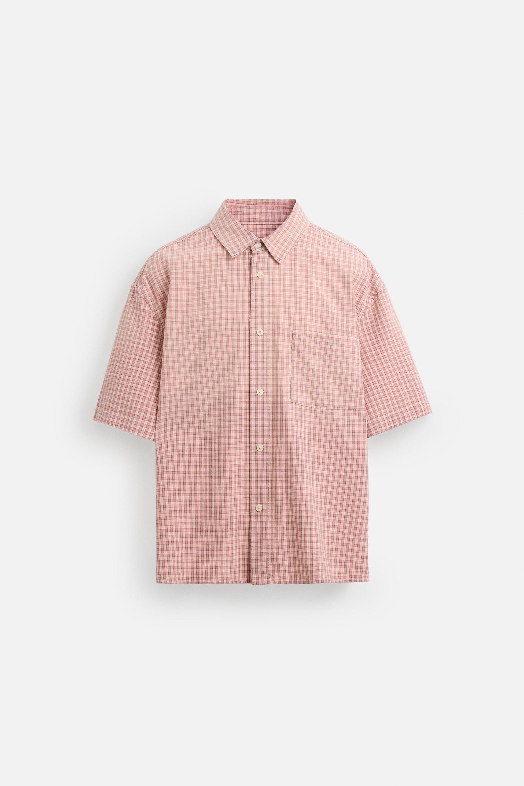 PLAID COTTON SHIRT Product Image