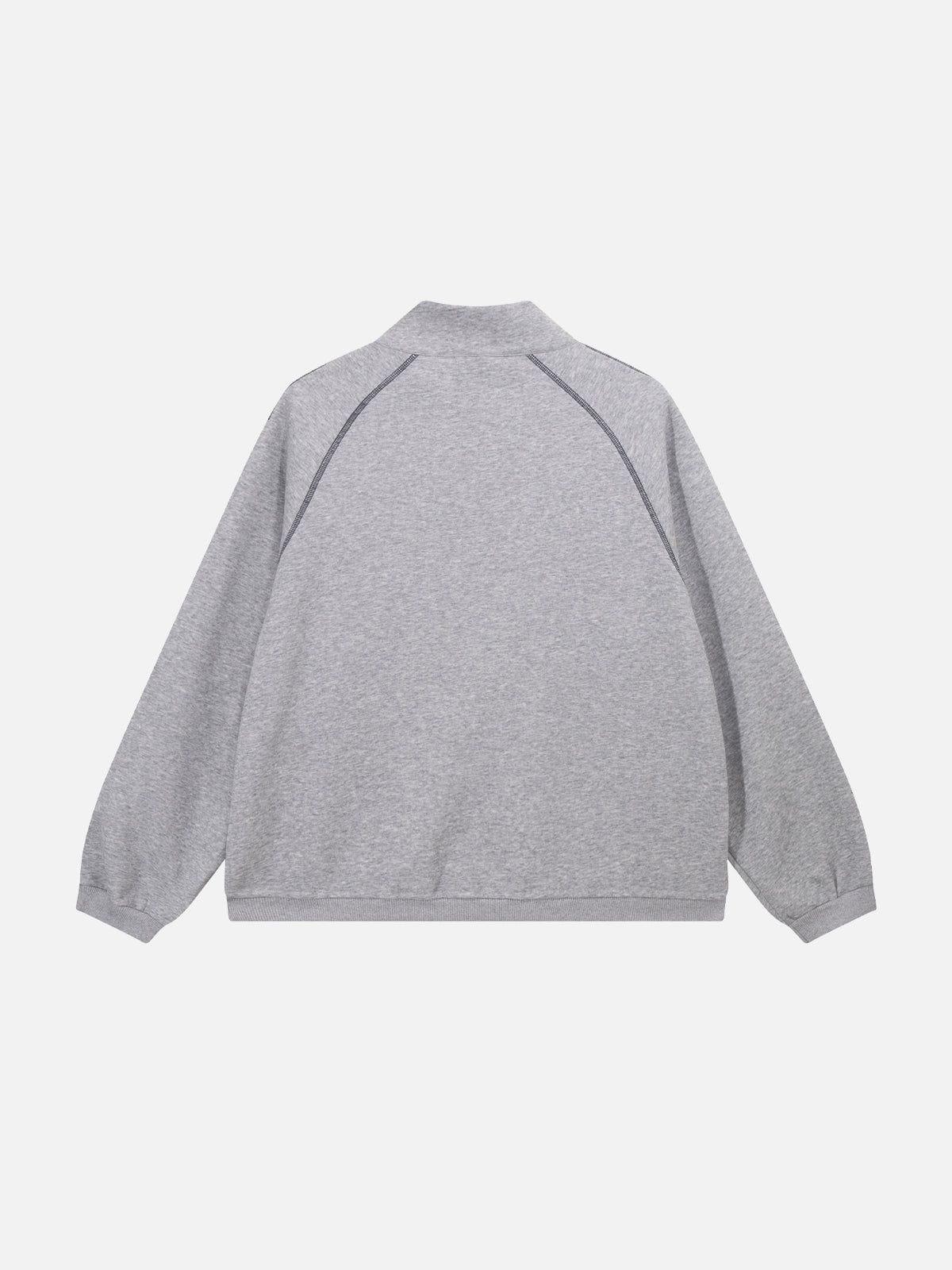 Aelfric Eden Stand Collar Half Zip Sweatshirt Product Image