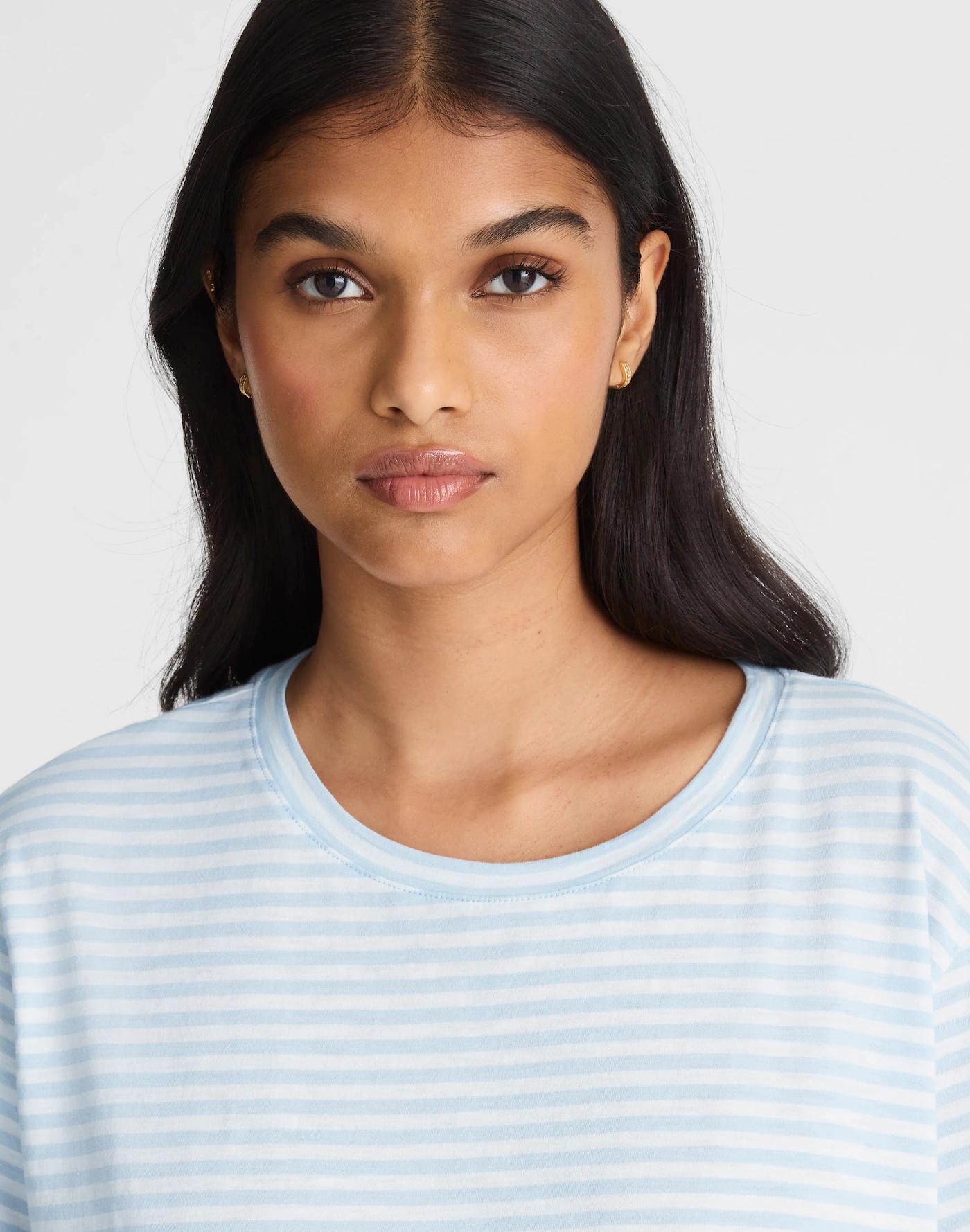 Slub Boxy-Crop Tee Product Image