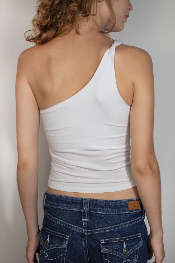 Flower One-shoulder Top Product Image