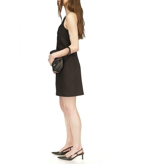 Michael Kors Chain Strap Square Neckline Dress Product Image