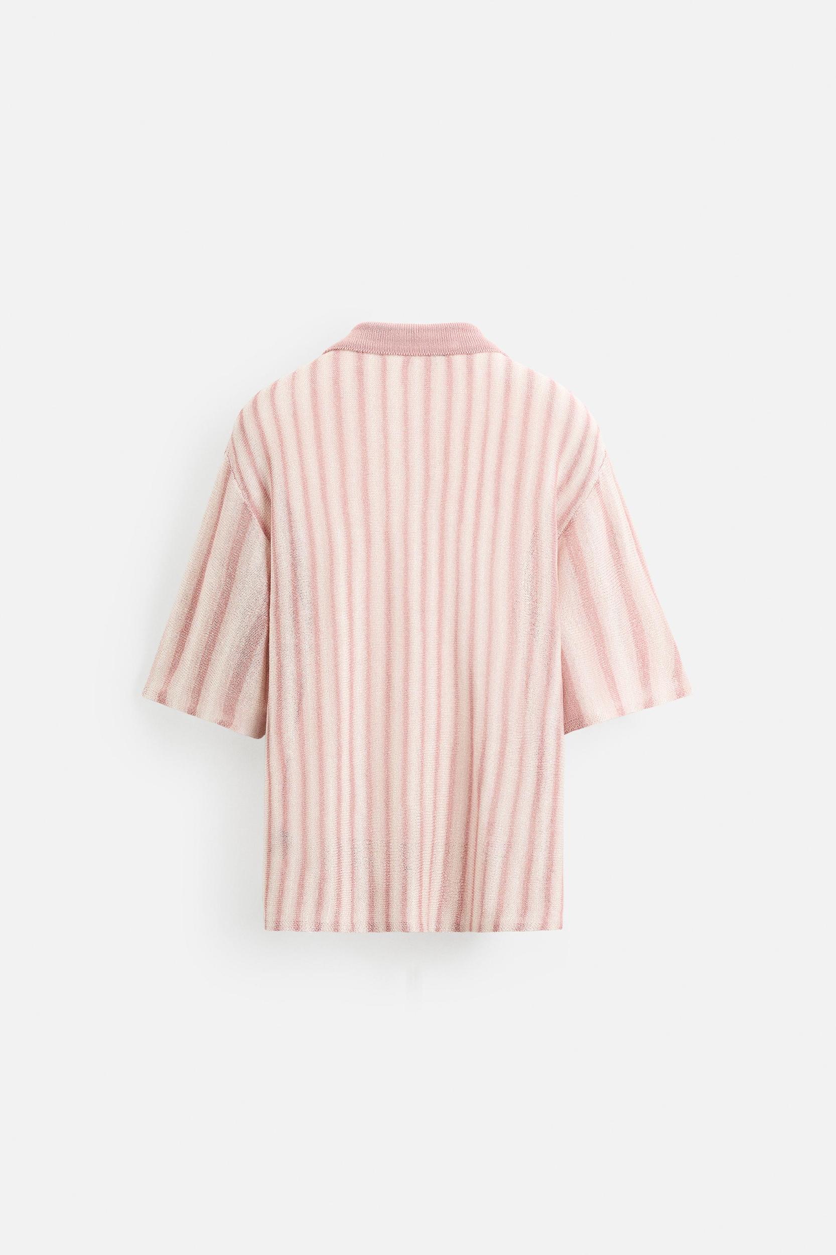 JACQUARD KNIT SHIRT Product Image