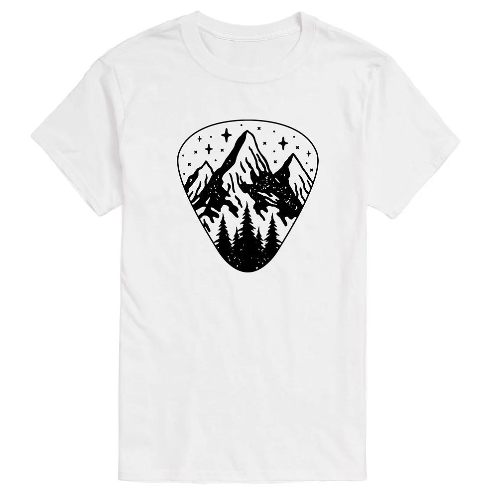 Men's Guitar Pick Outdoor Scene Tee,  Product Image