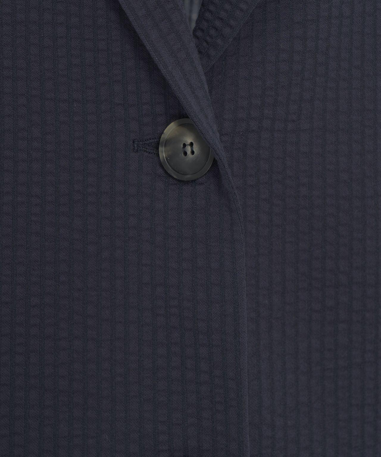 Single-breasted blazer with honeycomb structure Product Image