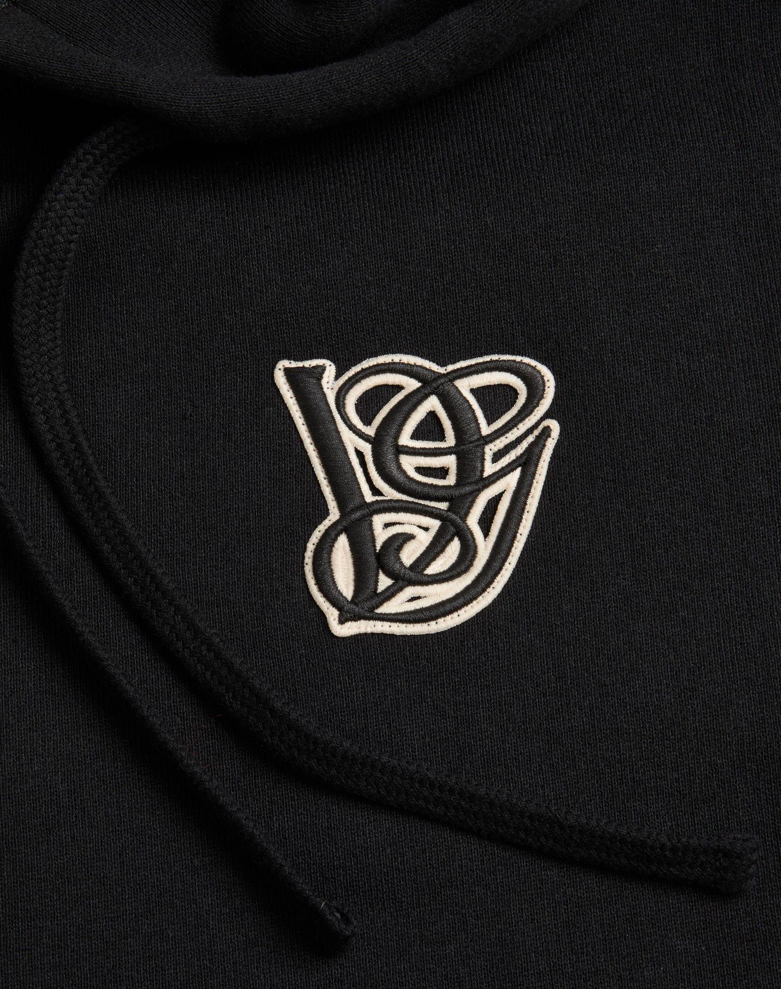 Cotton Hooded Sweatshirt With Vg Patch Product Image