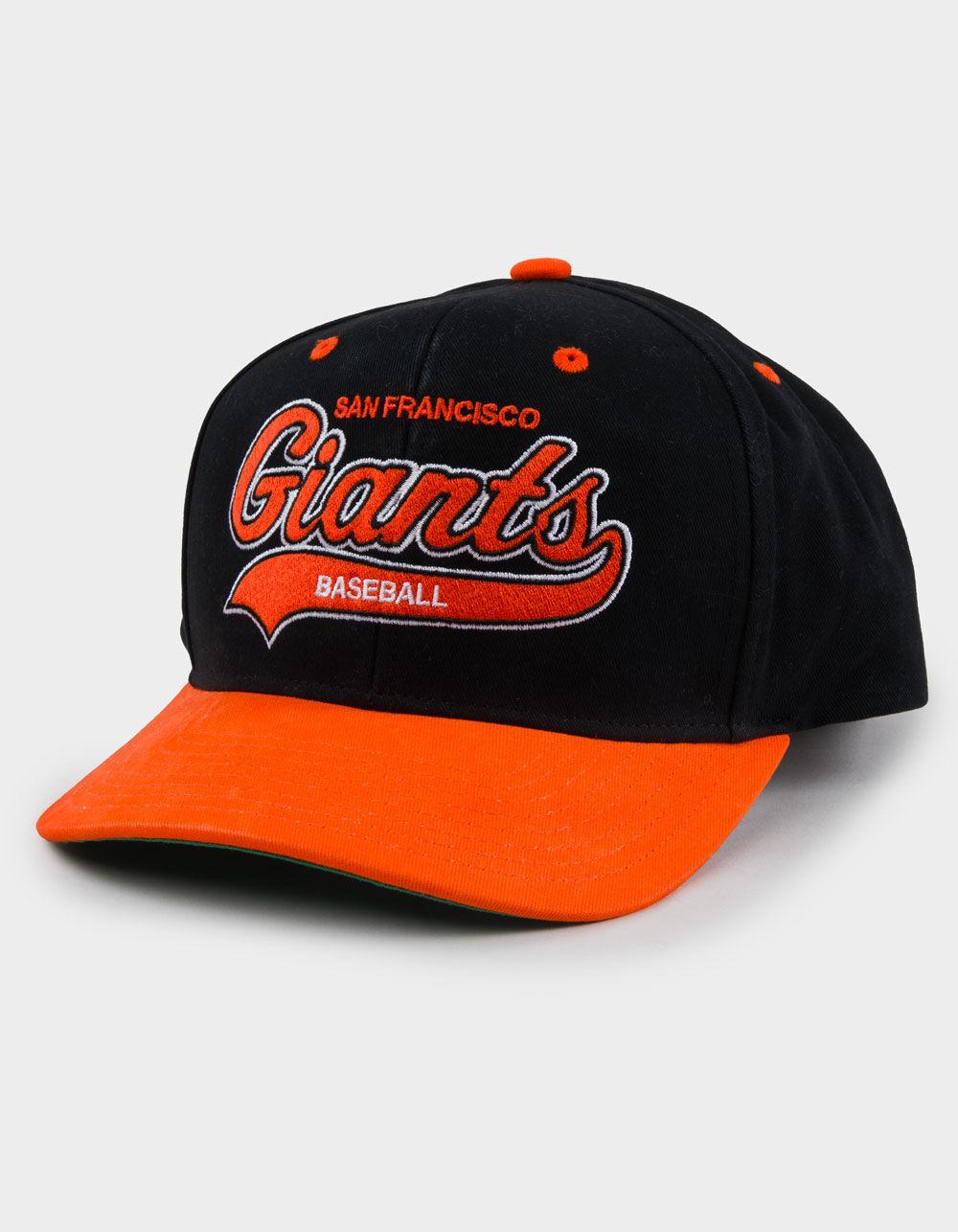 MITCHELL & NESS San Francisco Giants Tail Sweep 2.0 Pro Snapback Hat - BLACK Product Image