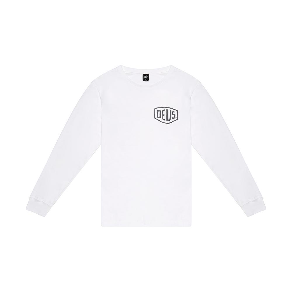 Tokyo Address Long Sleeve Tee - White Product Image