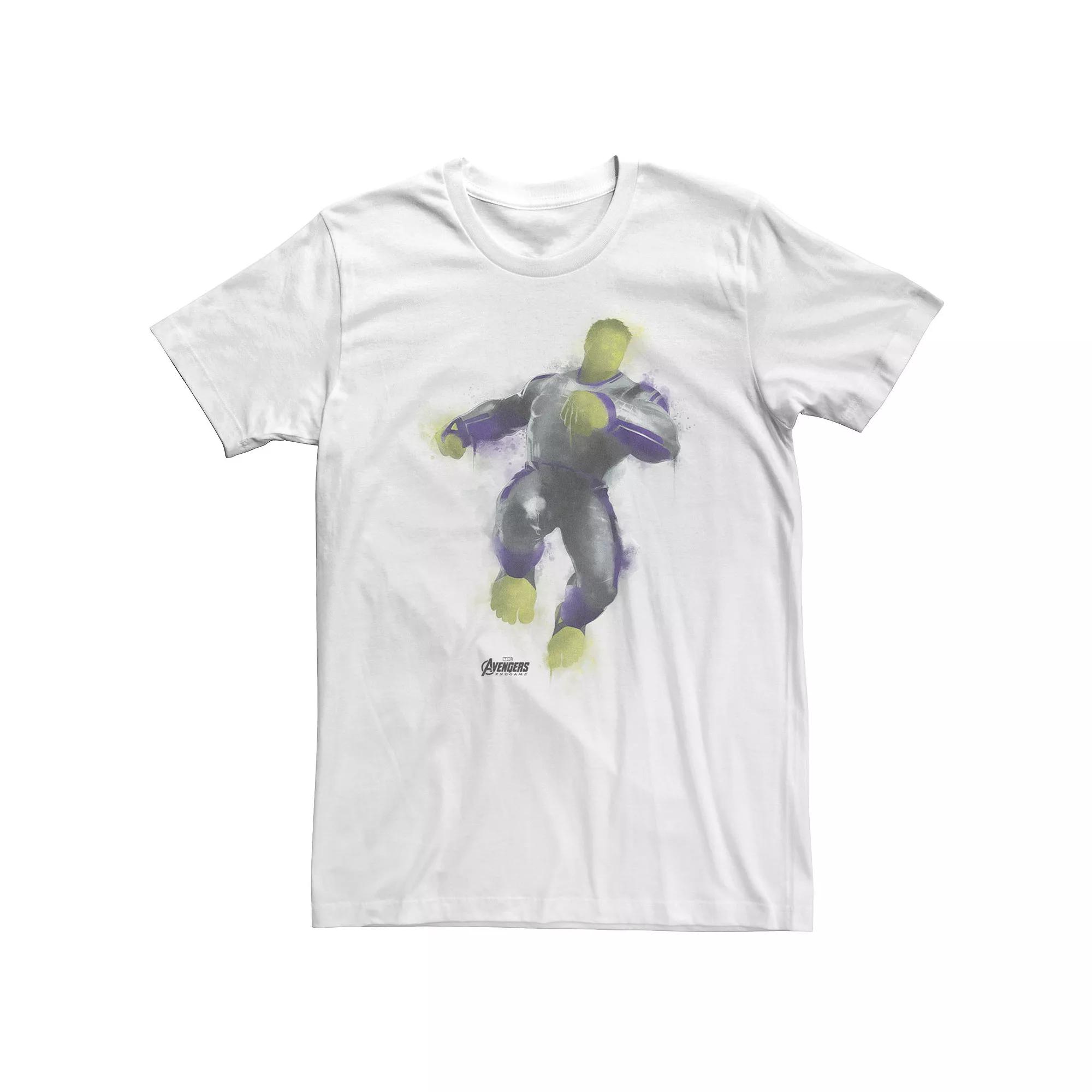 Big & Tall Marvel Avengers Endgame Hulk Spray Paint Pose Tee, Men's,  Product Image