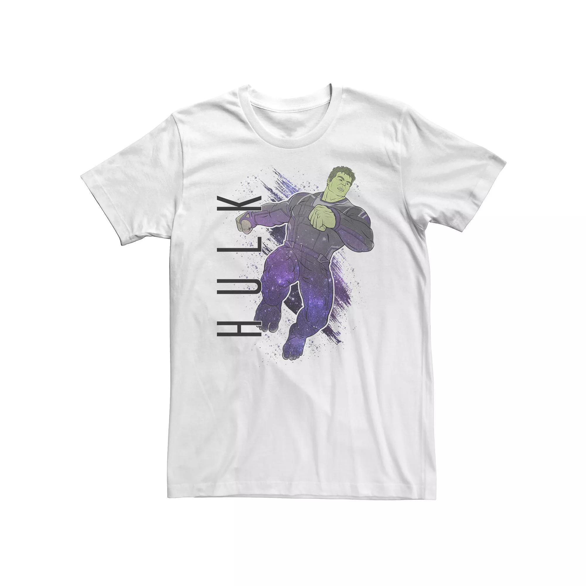 Big & Tall Marvel Avengers Endgame Hulk Galaxy Graphic Tee, Men's,  Product Image