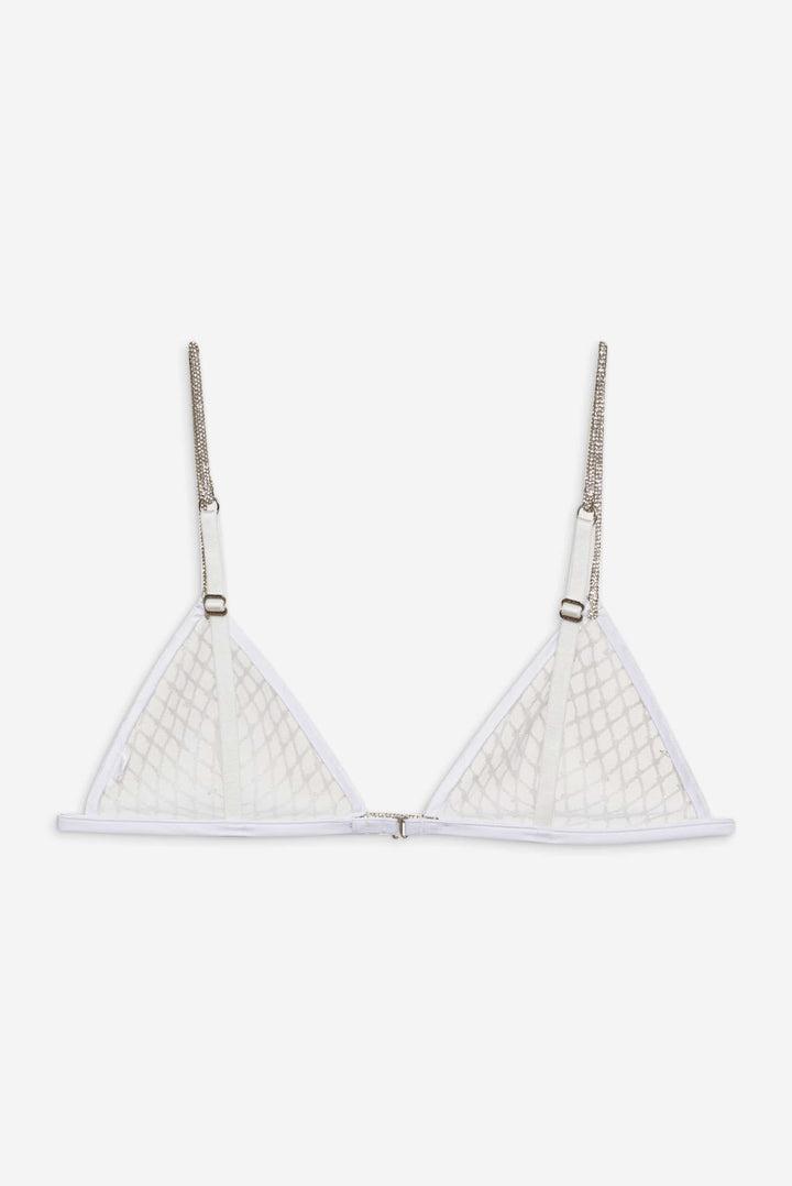 Glitter Bralette — White Product Image