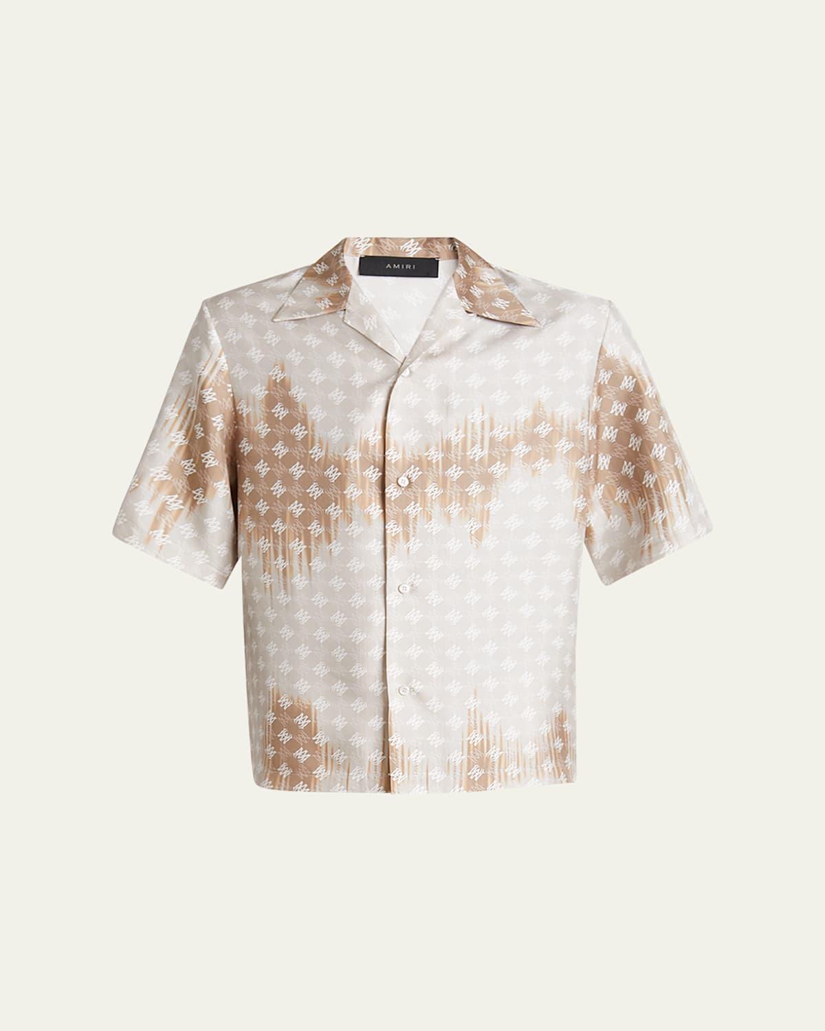 Mens MA Quad Bleached Camp Shirt Product Image