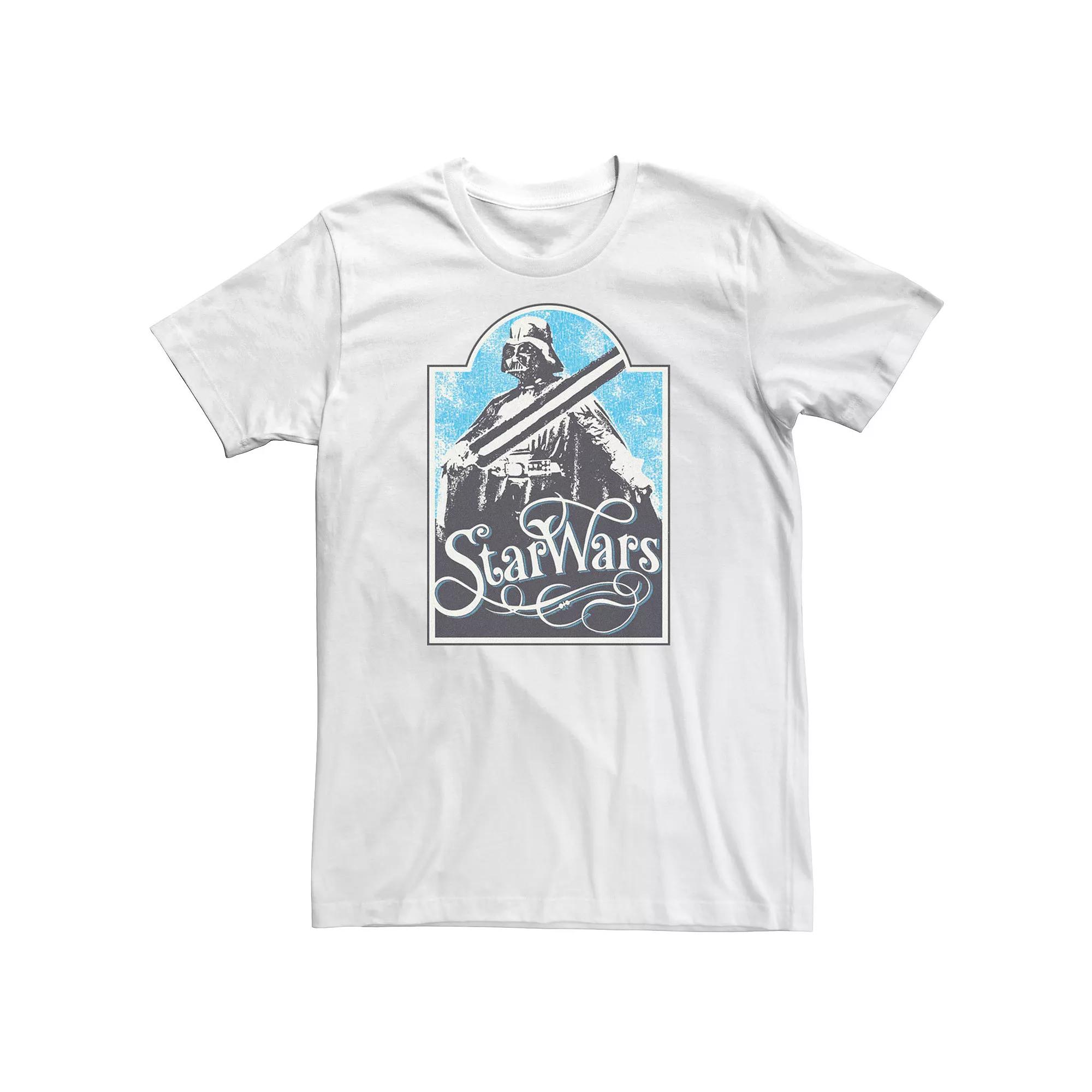 Men's Star Wars Artistic Vader Tee, Size: Small, White Product Image