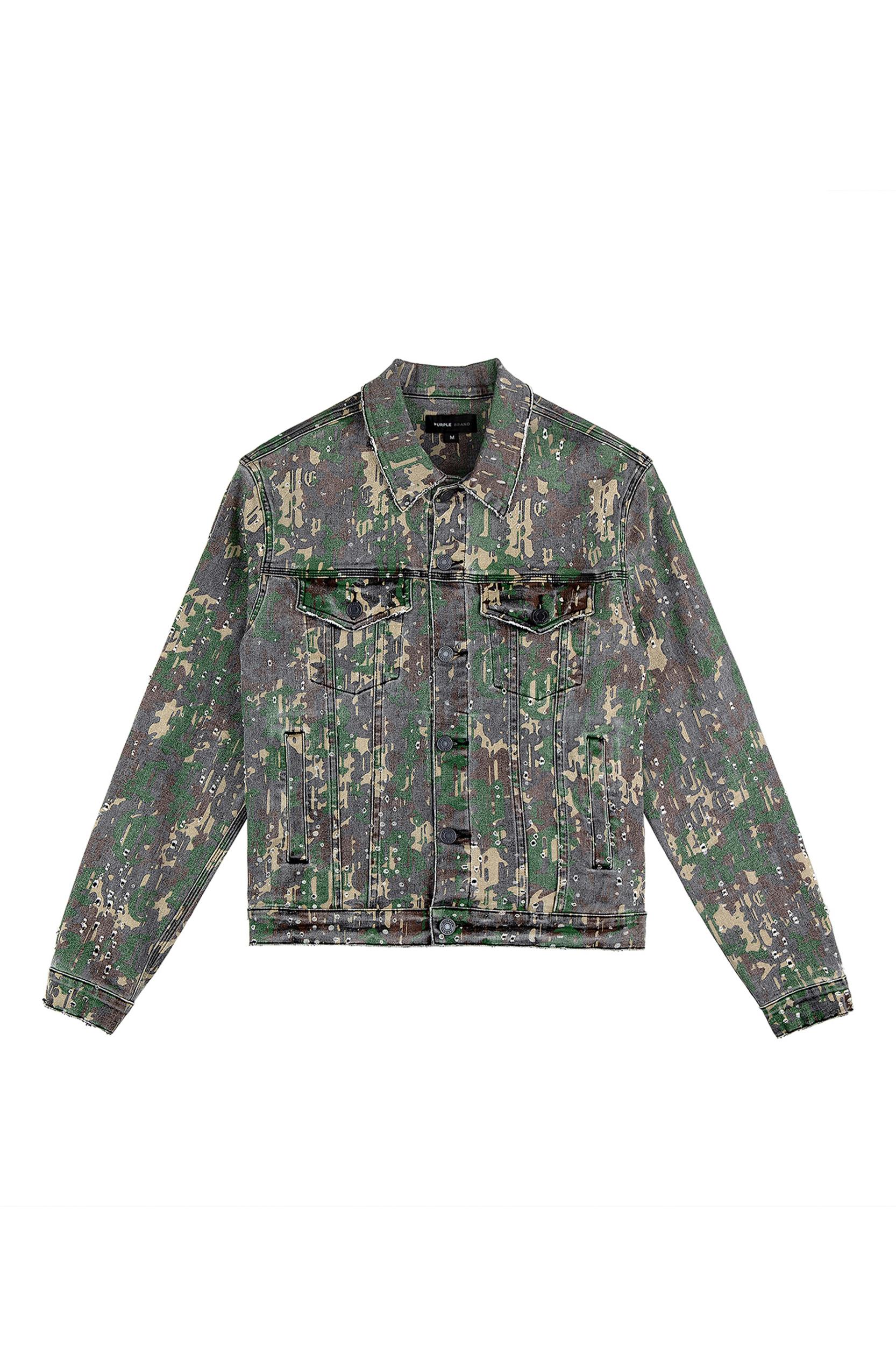 P024 Militaire Buckshot Trucker Jacket Male Product Image