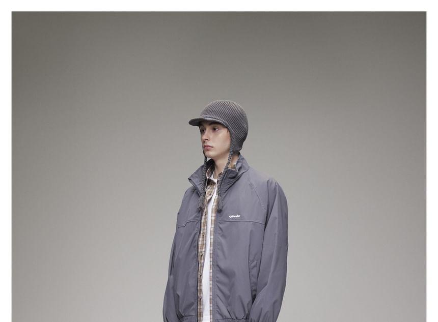 Stand-Collar Coach Jacket Product Image