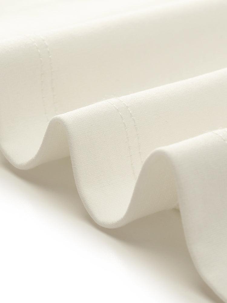 Pure Cotton Chic Letter Print Women T-Shirt Product Image