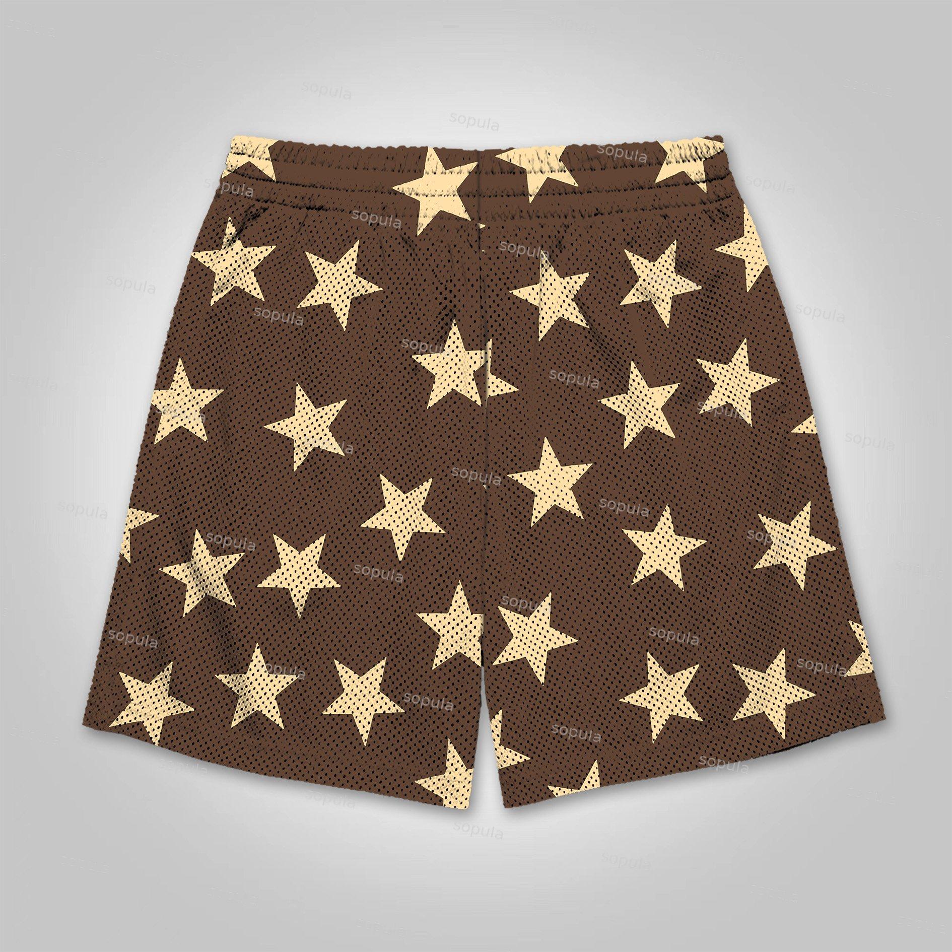 Sopula NY Star Retro Mesh Shorts Product Image