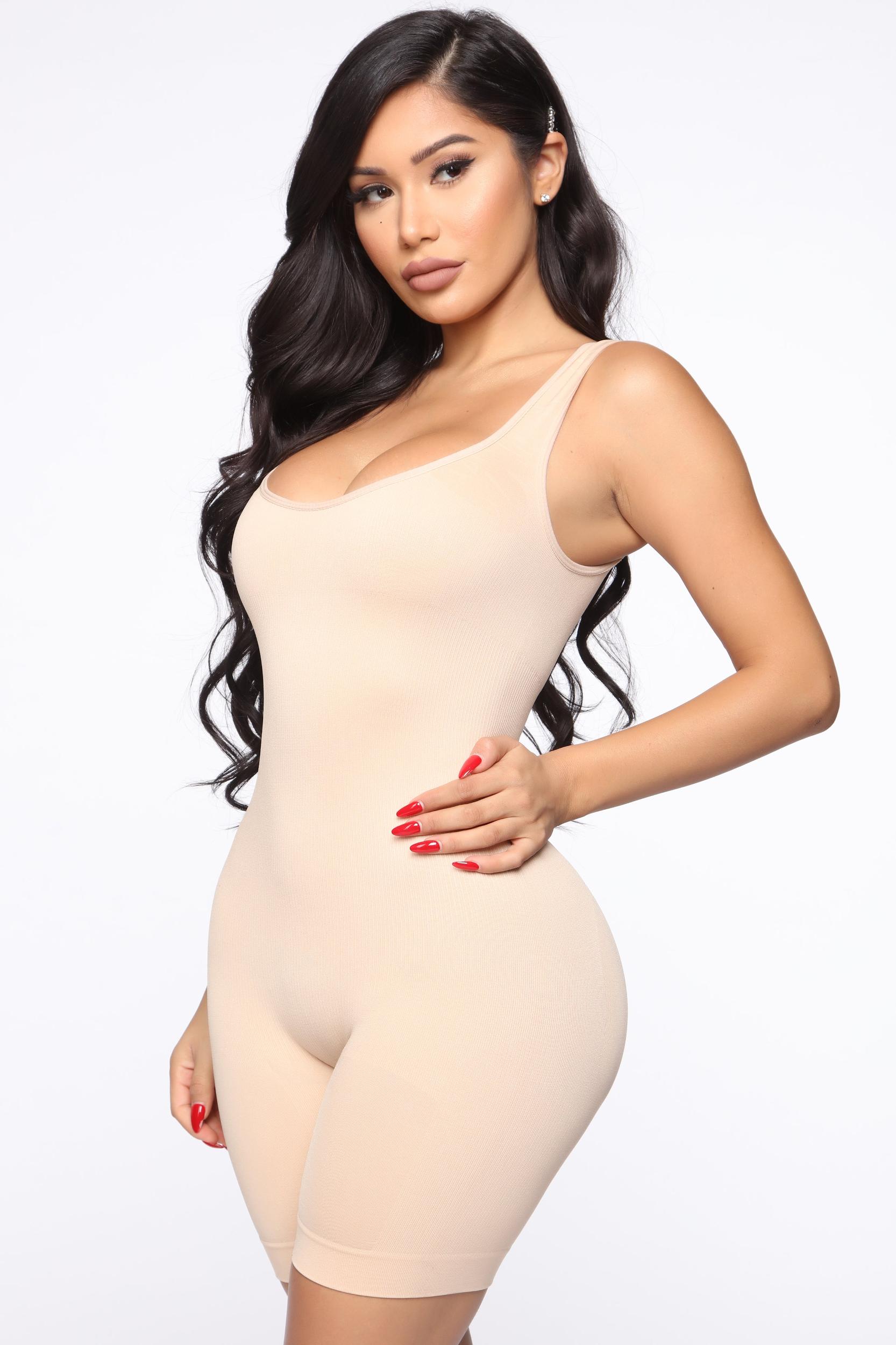 Stay Snatched Shapewear Bodysuit - Nude Product Image