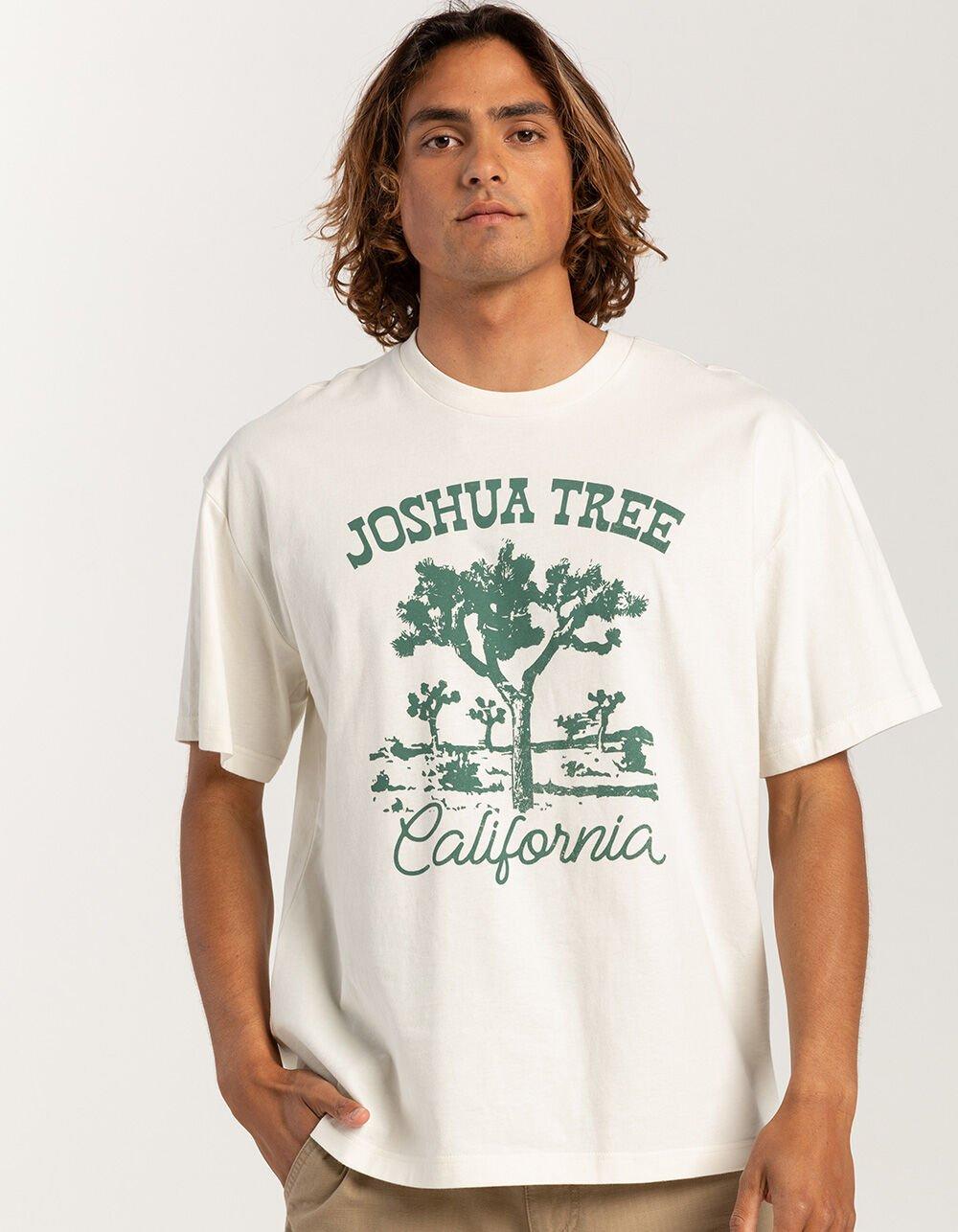 RSQ Mens Oversized Joshua Tree Tee - OFF WHITE Product Image