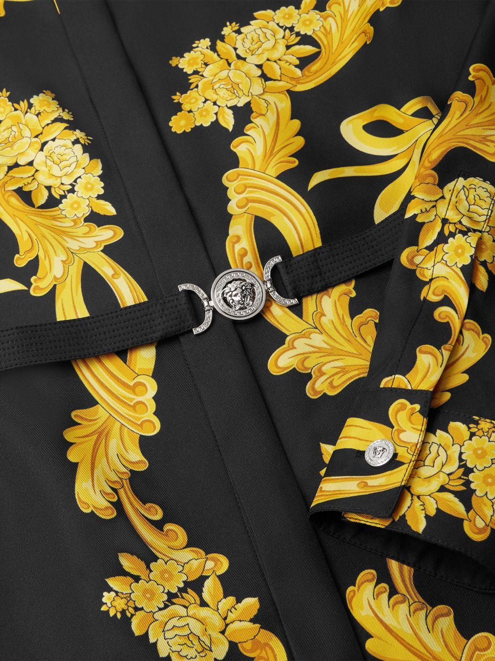 Barocco-print midi dress Product Image