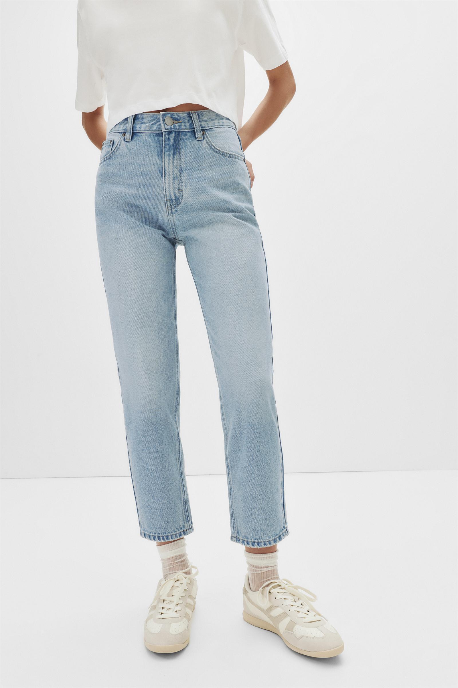 High-waist mom jeans Product Image