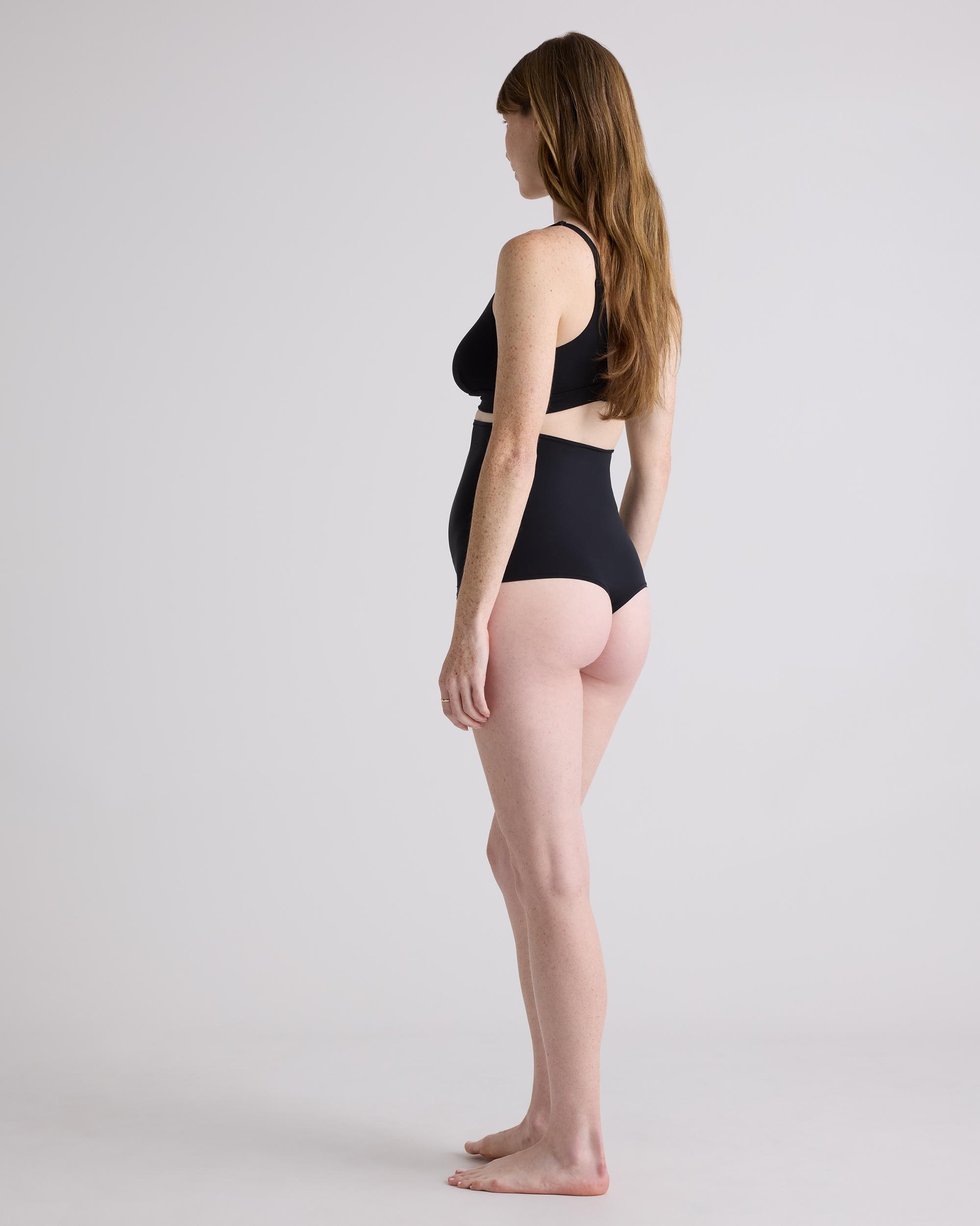 Quince | Women's Second Skin Maternity Ultra High-Waisted Thong Size XS, Cotton Product Image
