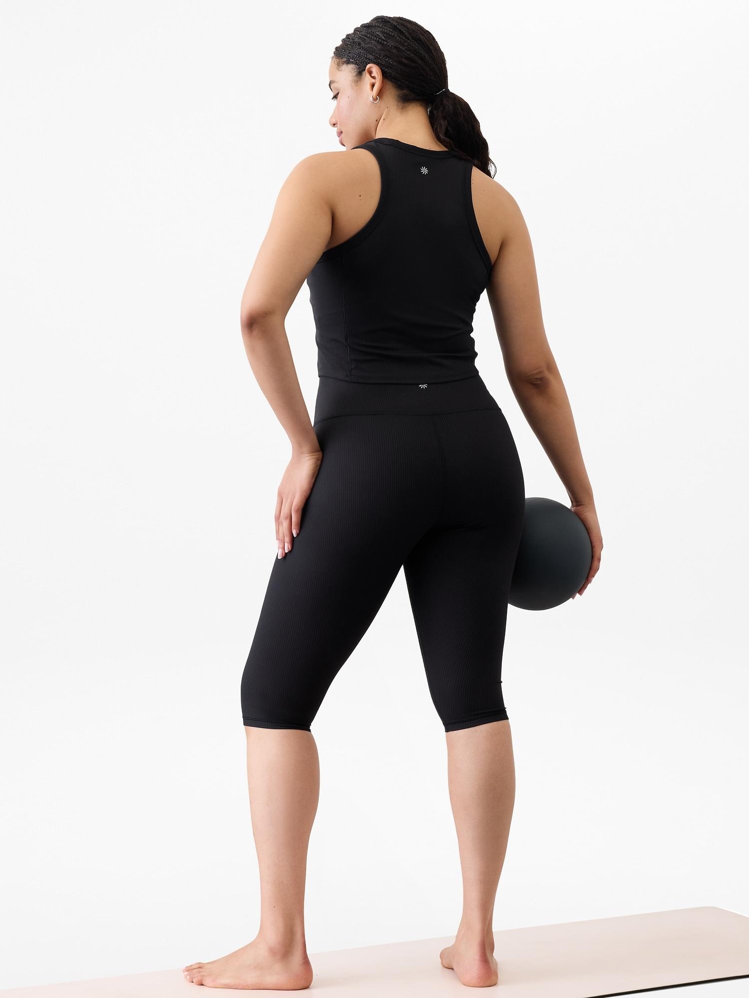 Transcend High Rise Rib Crop Legging Product Image