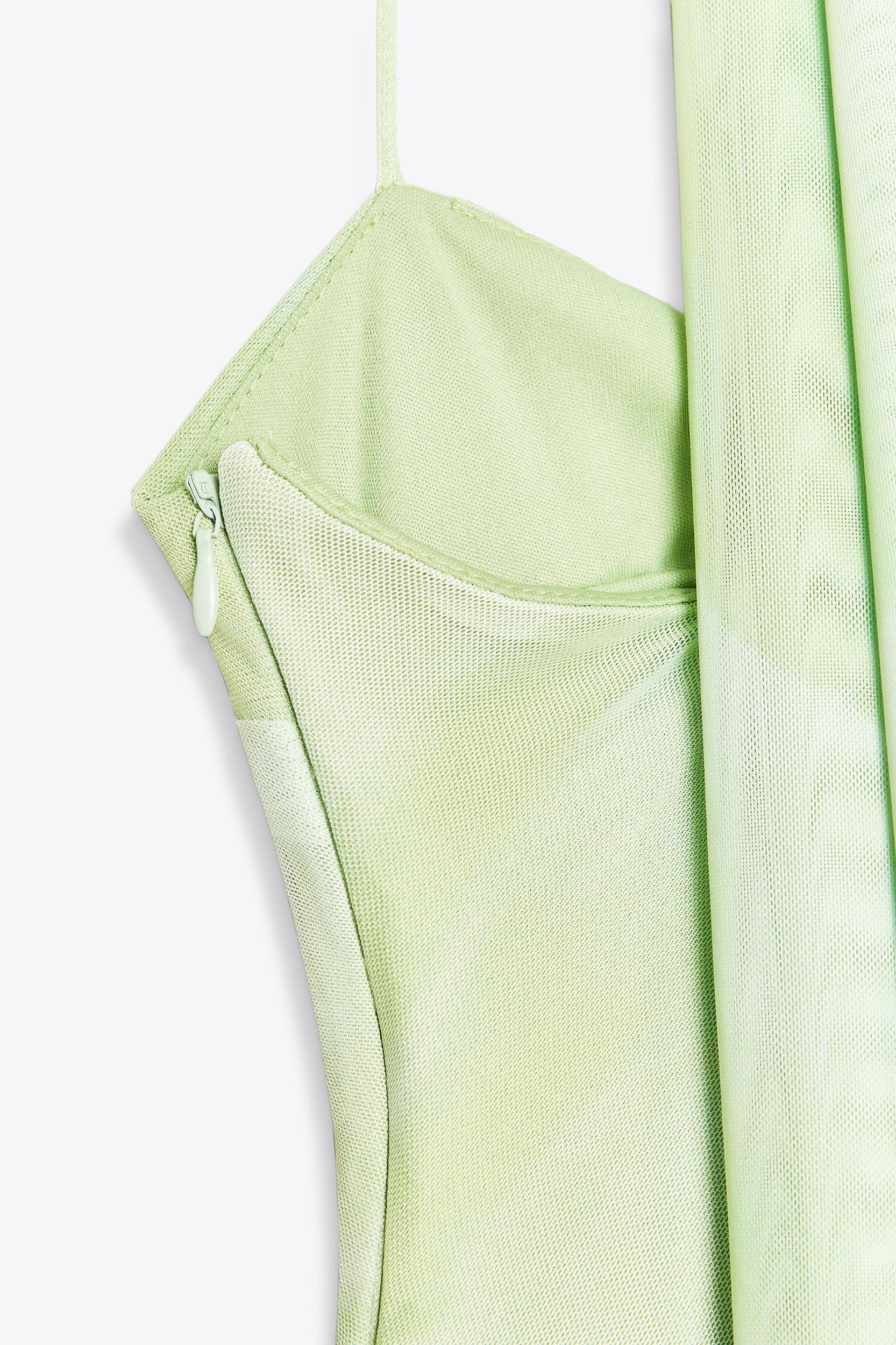 TULLE MIDI DRESS WITH SCARF Product Image