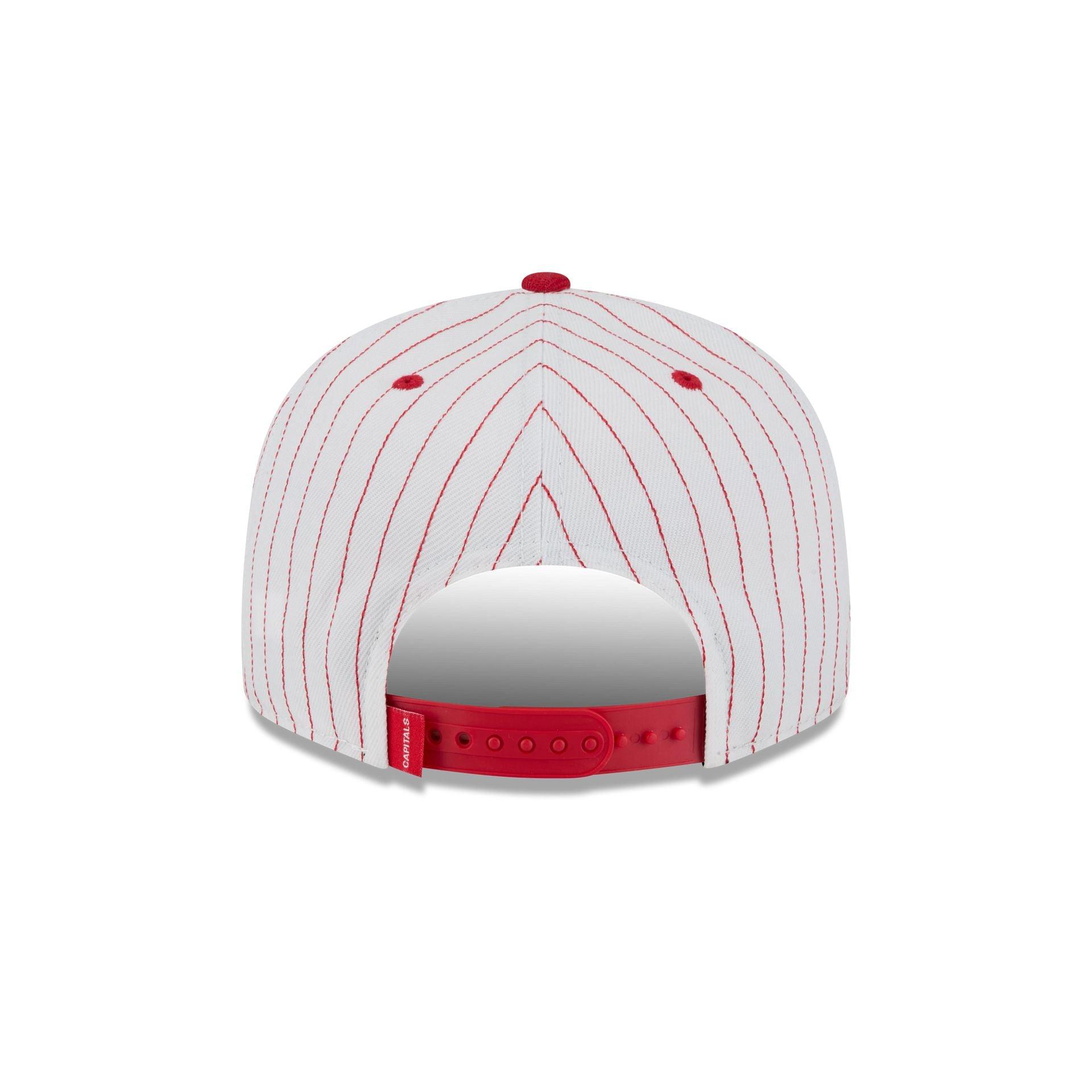 Washington Capitals Deceptor Pinstripe 9FIFTY Snapback Hat Male Product Image