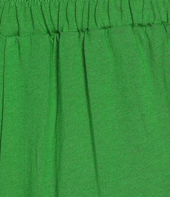 Sugarlips Plus Size Ryder Ruffle Wide Leg Cotton Knit Pants Product Image