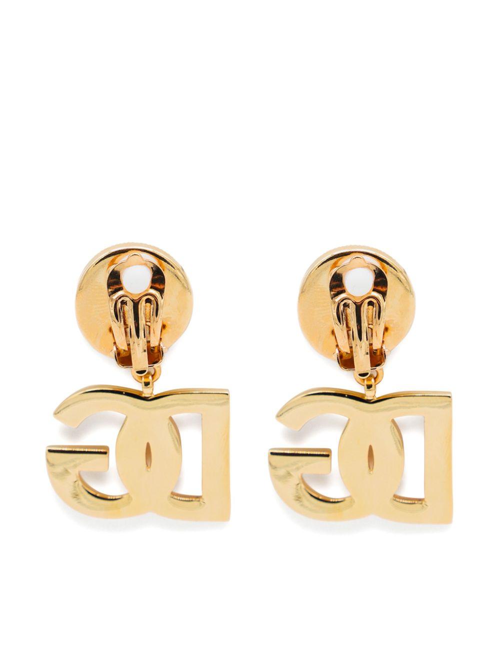DG-logo disc earrings Product Image
