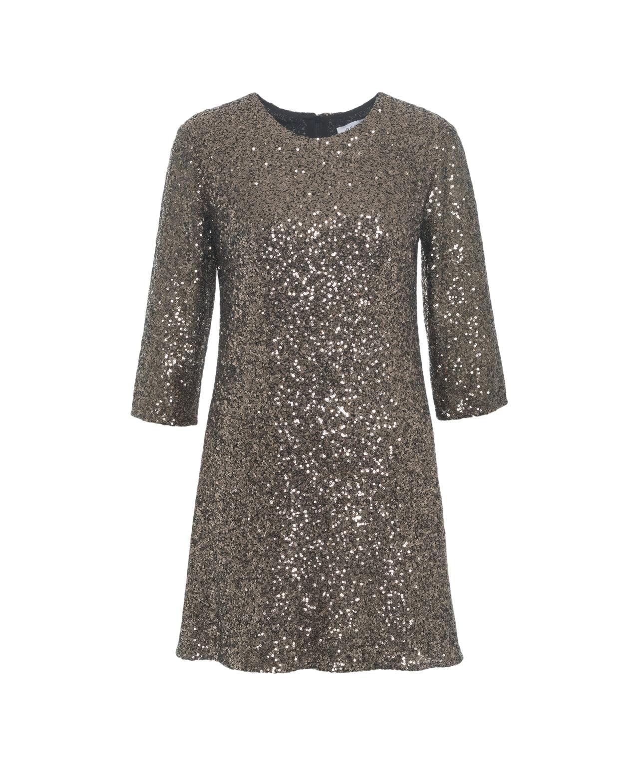 Mini dress with sequins Product Image