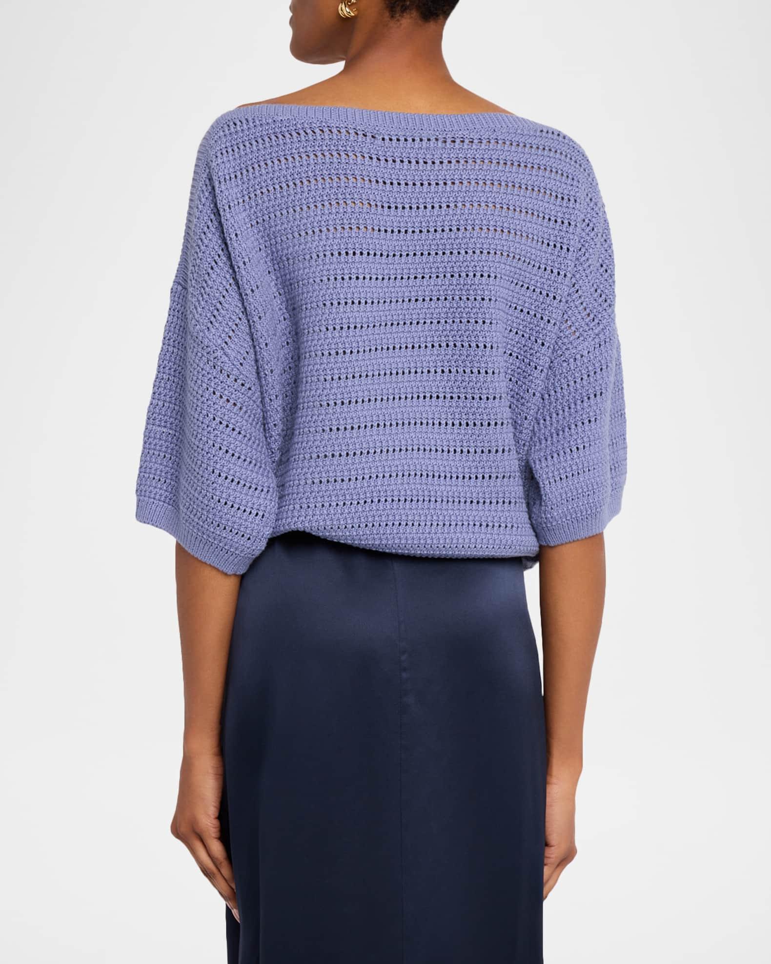 Nova Cropped Boat-Neck Tee Product Image